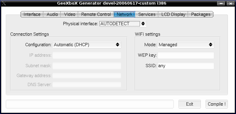 Generator Network Tab