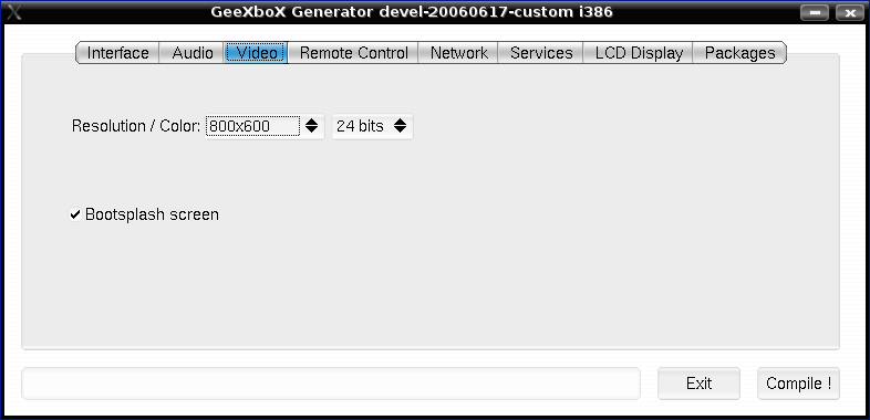 Generator Video Tab