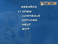 GeeXboX Open Media Center Menu